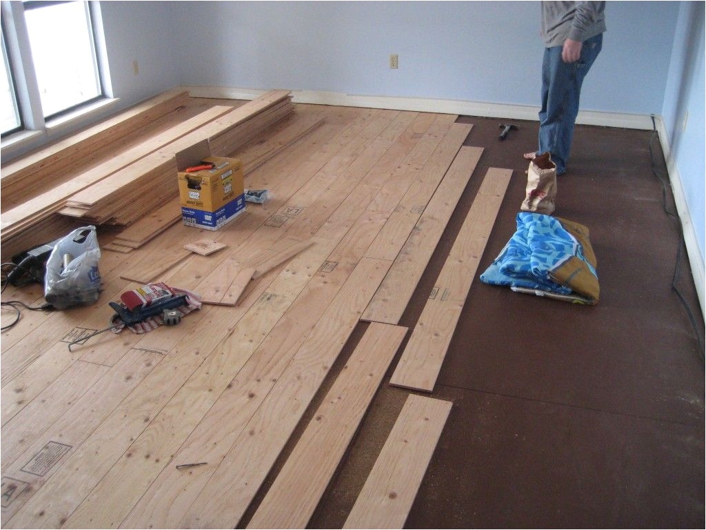 Concrete Floor Looks Like Wood Planks Real Wood Floors Made From Plywood Pinterest Real Wood Floors