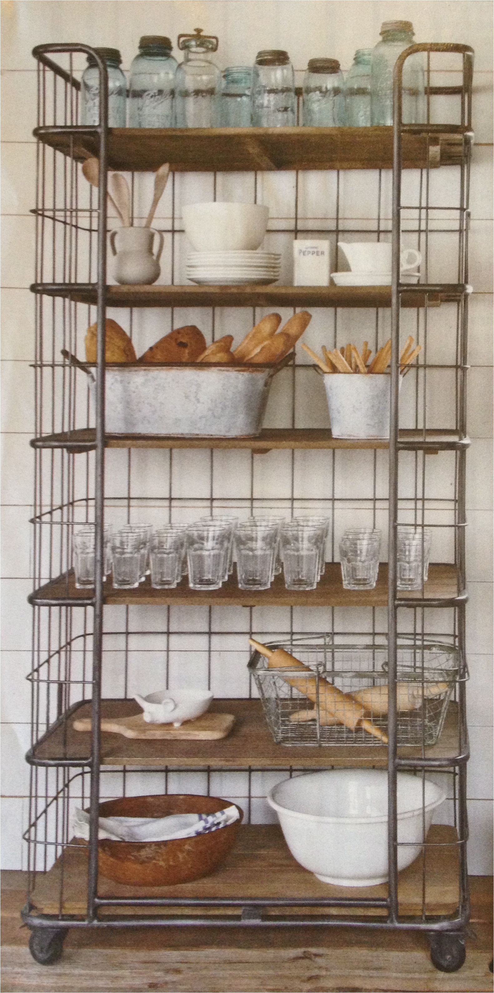 Corner Bakers Rack Ikea Interesting Shelving Ideas Farmhouse Chic Pinterest Industrial