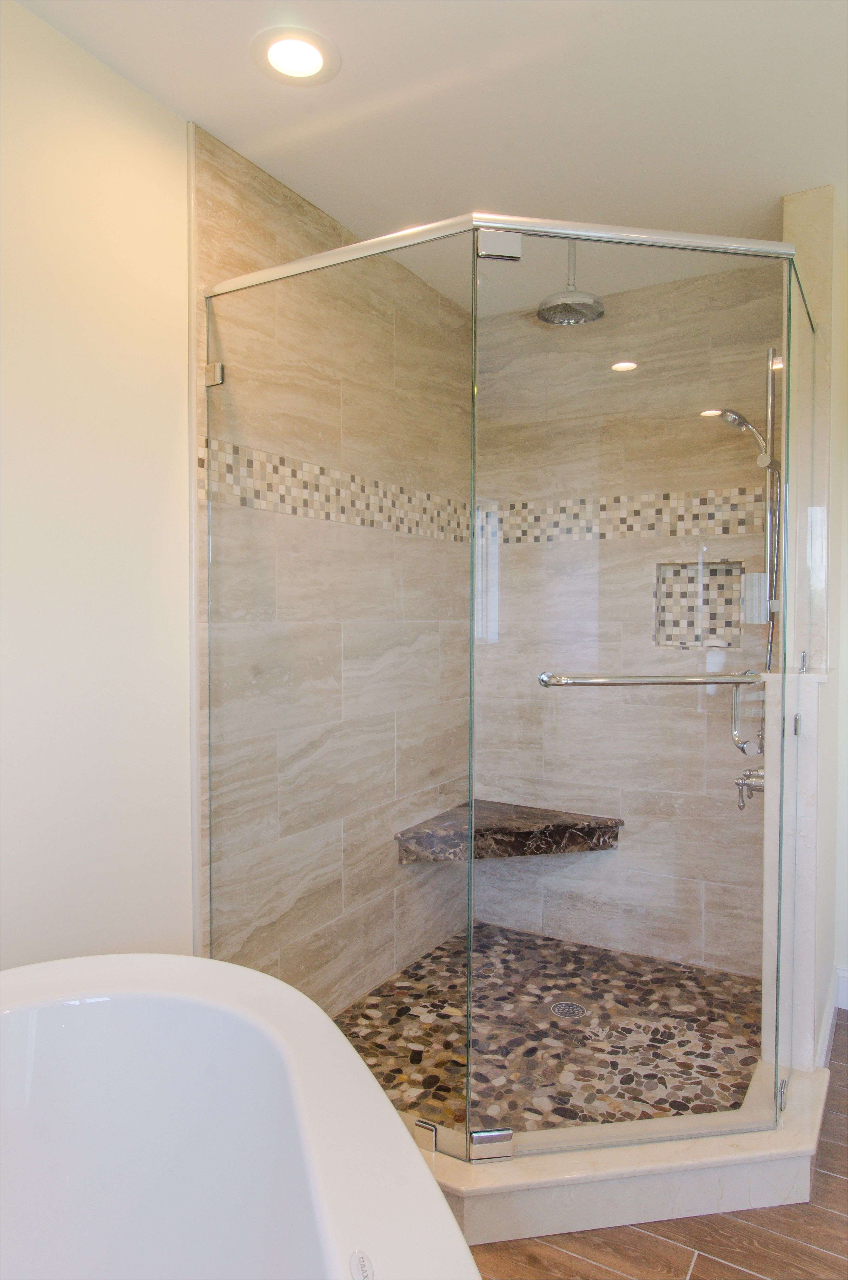 small corner shower ideas best of shower ideas large custom tile shower with large tile walls with