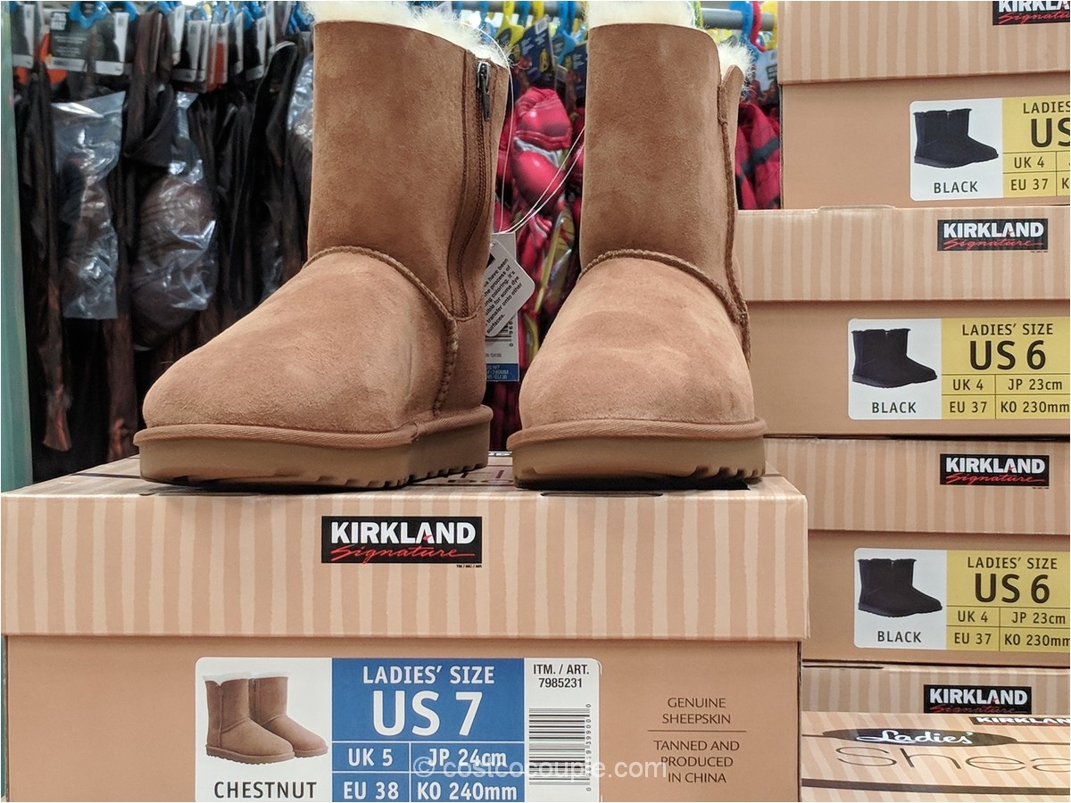 kirkland signature ladies shearling boot