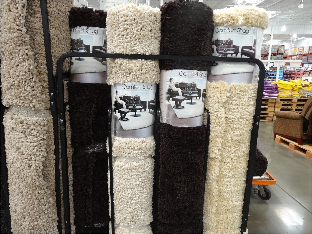 comfort shag area rug costco