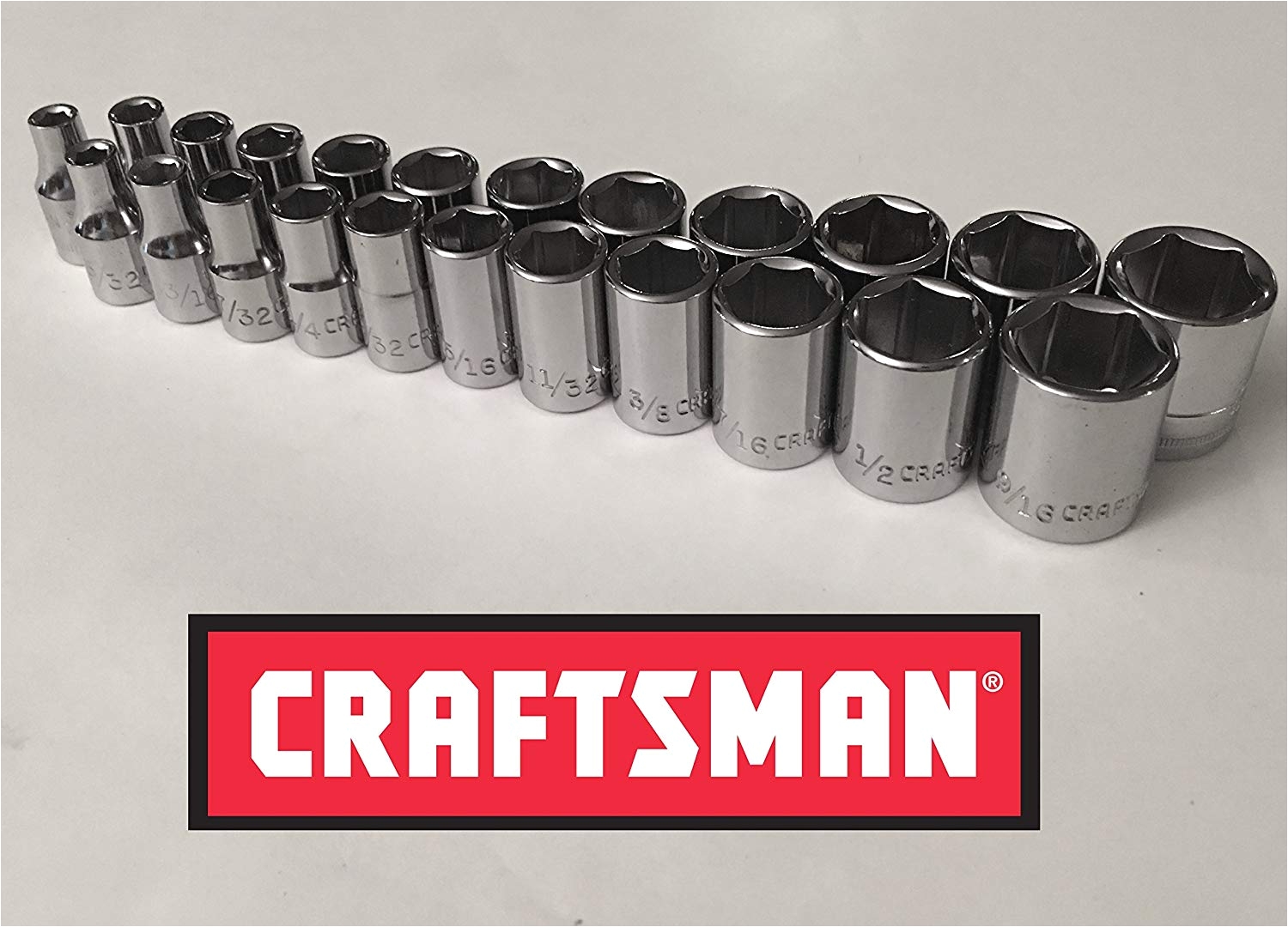Craftsman socket Rack Set Craftsman 23 Piece 1 4 Drive 6 Point socket Set Amazon Com