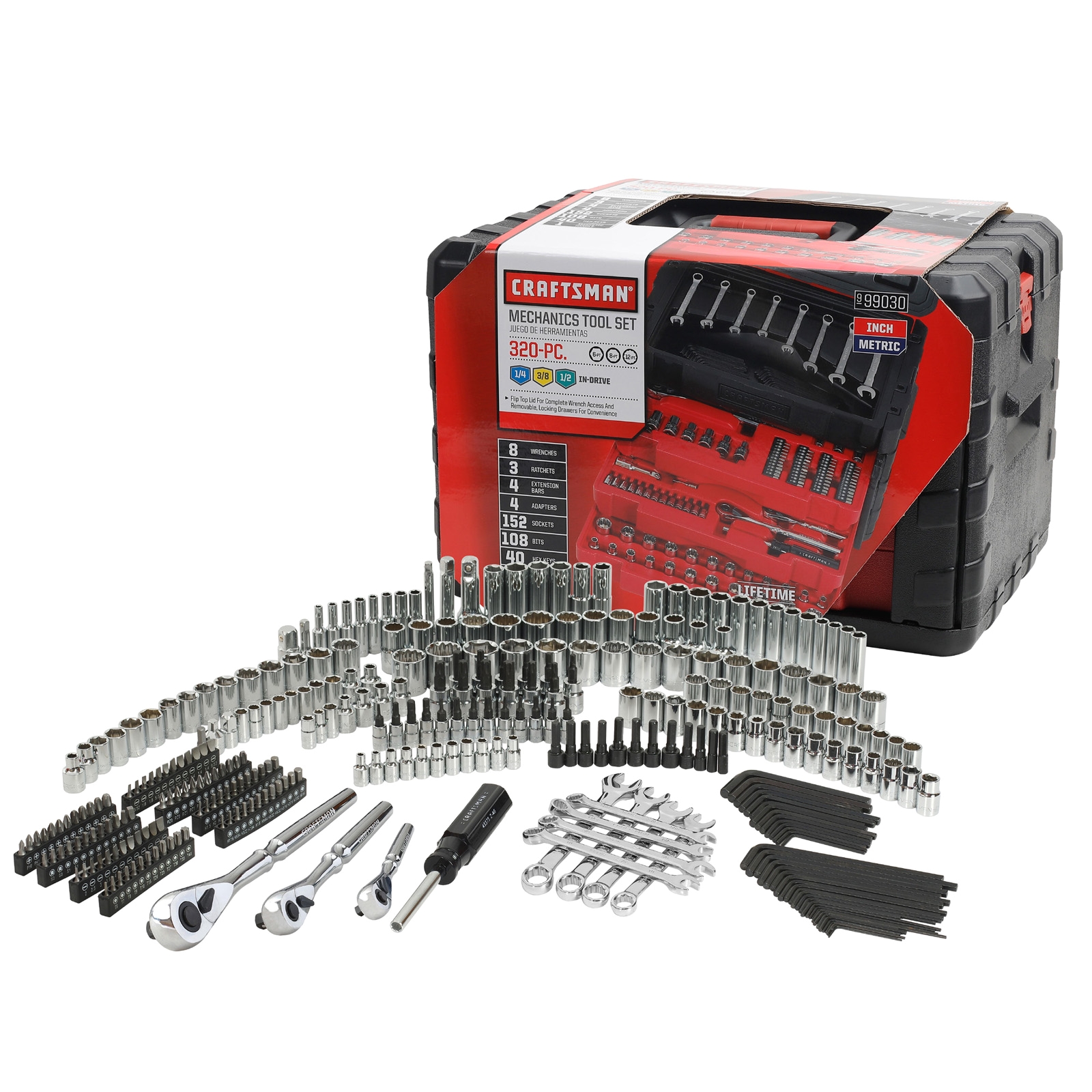 craftsman 320 piece mechanic s tool set 329 99