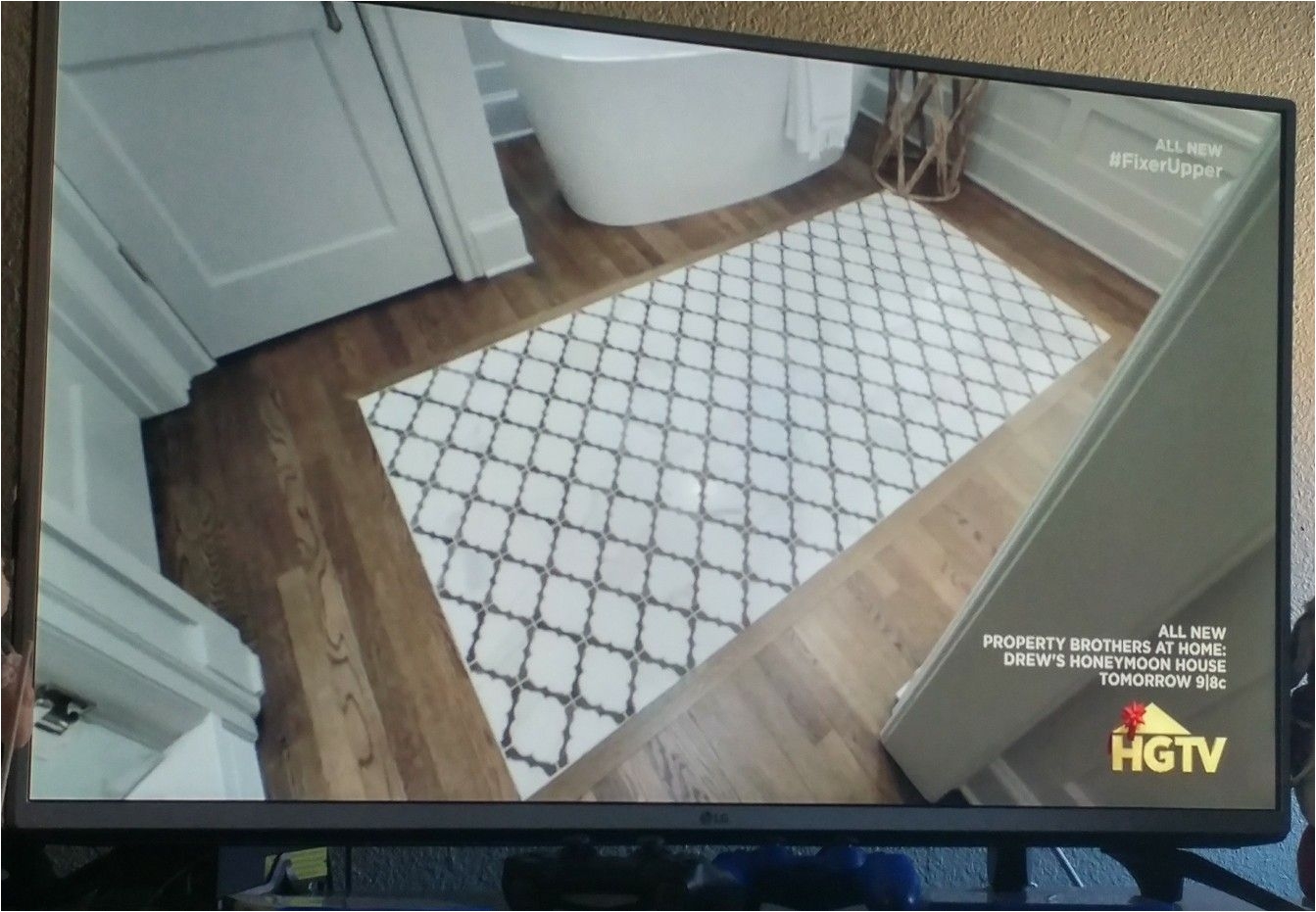 tile rug as seen on fixer upper