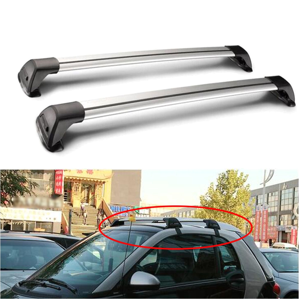 high quality roof luggage rack cargo luggage carrier cross bar for mercedes benz smart universal car styling car accessories in roof racks boxes from