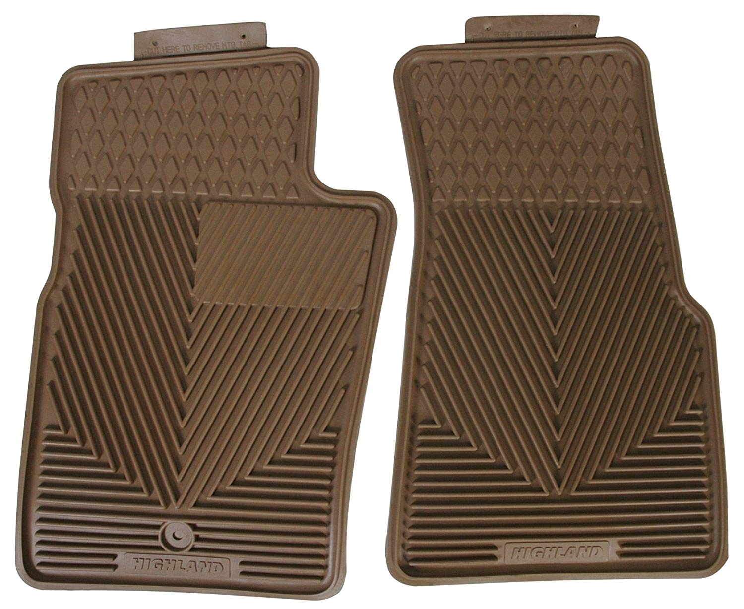 Custom Rv Floor Mats Amazon Com Highland 4402800 All Weather Tan Front Seat Floor Mat