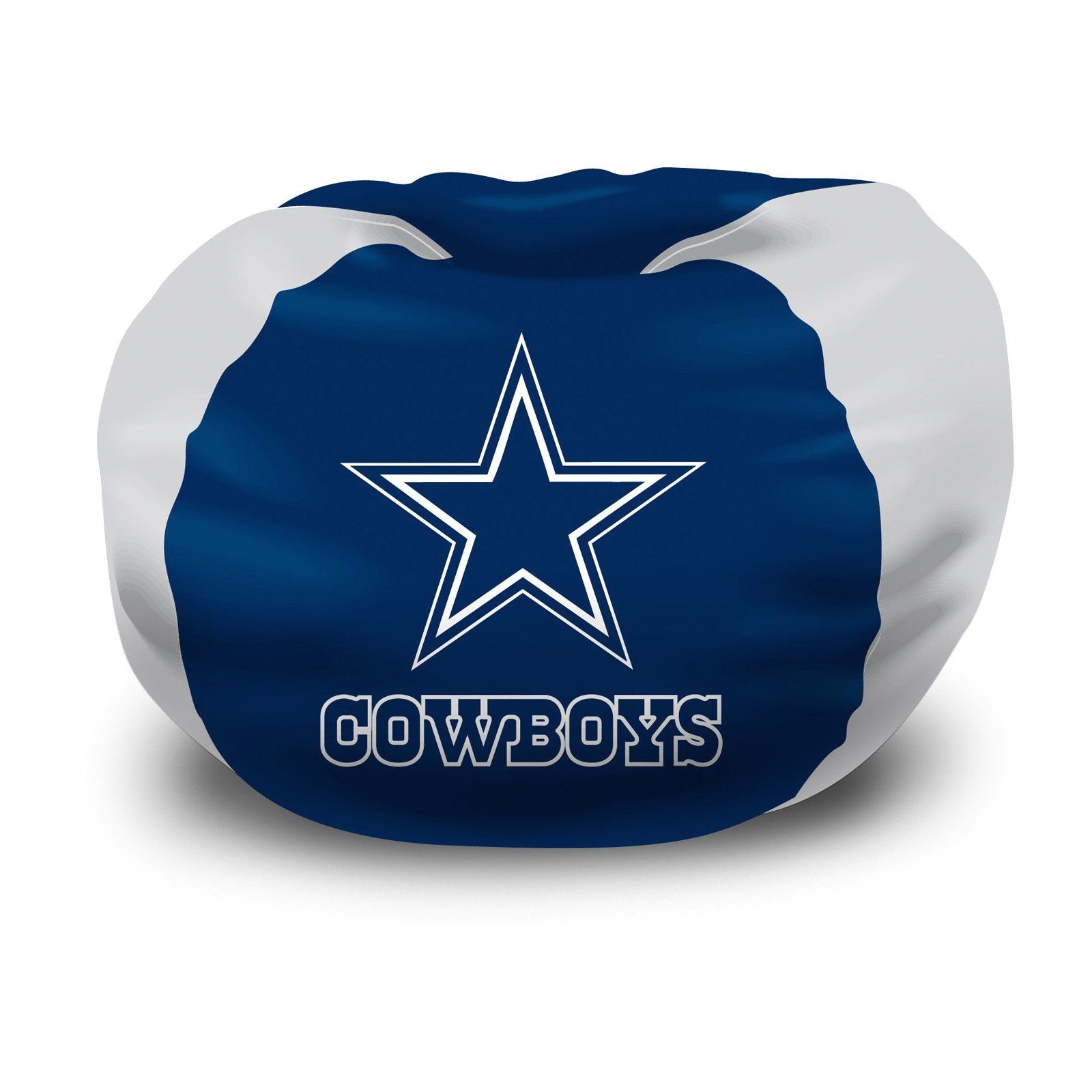 kids nfl dallas cowboys bean bag chair is perfect for bedroom living room or any room chair has a soft comfortable feel that contours to fit your need