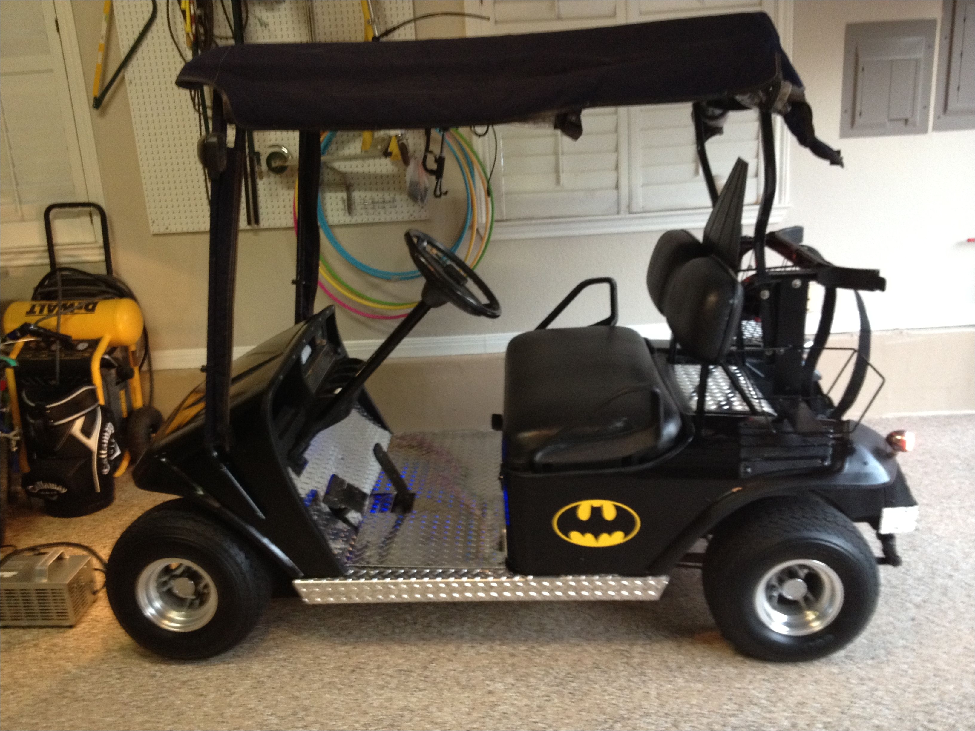Decorated Golf Cart for Christmas Parade My Batman Golf Cart Places Pinterest Golf Carts and Golf