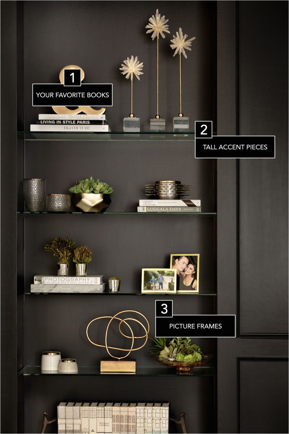 6 secrets to a perfectly styled bookcase decorating