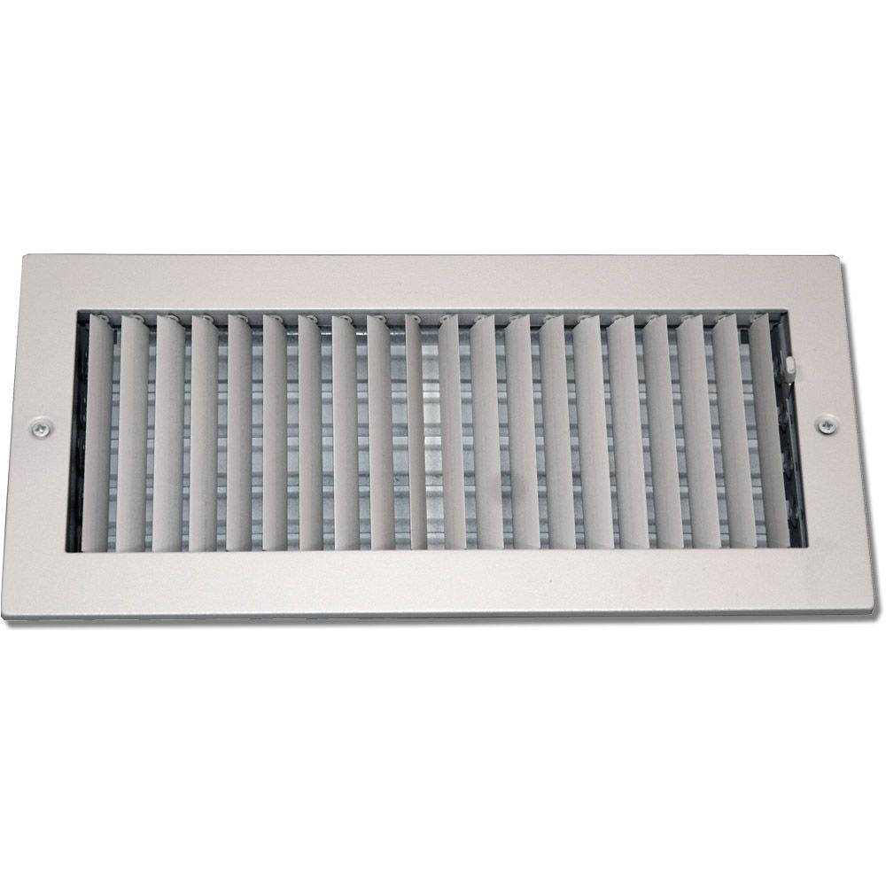 Decorative Ceiling Heat Registers Speedi Grille 6 In X 14 In Steel Ceiling or Wall Register White