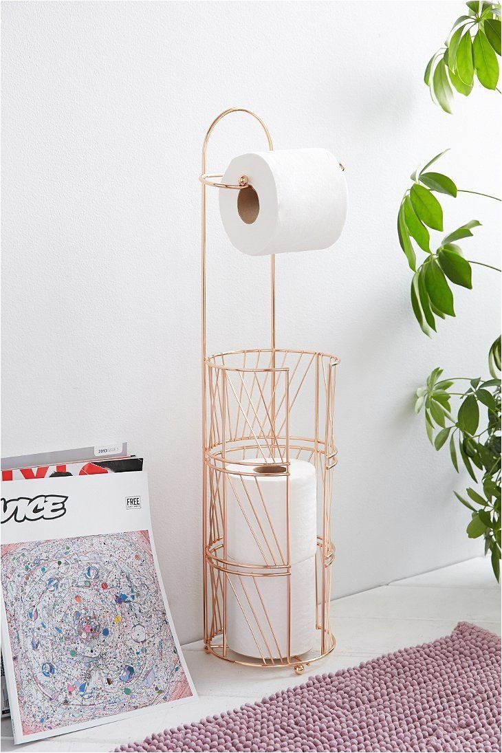 copper toilet paper holder urban outfitters