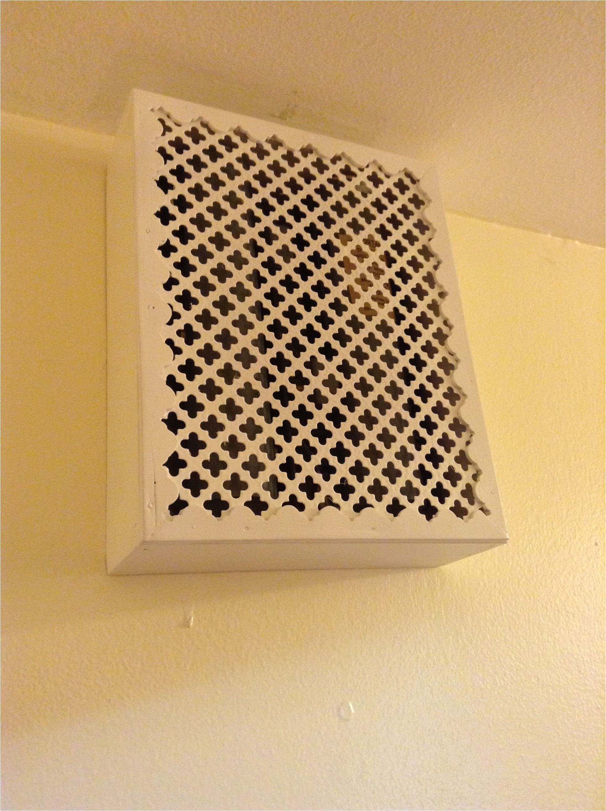 doorbell cover that matches new hvac intake vent cover