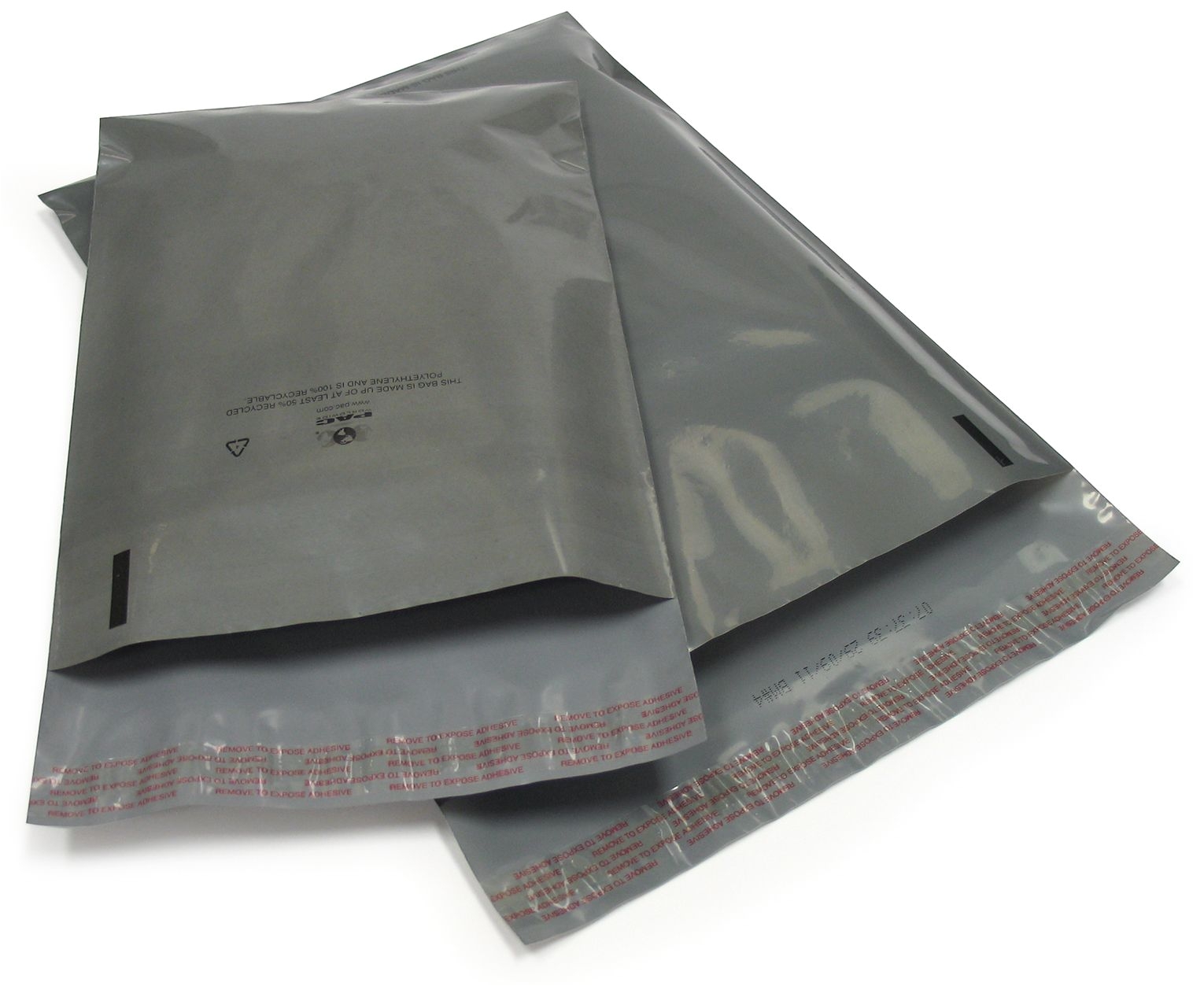 recycled flat poly mailers