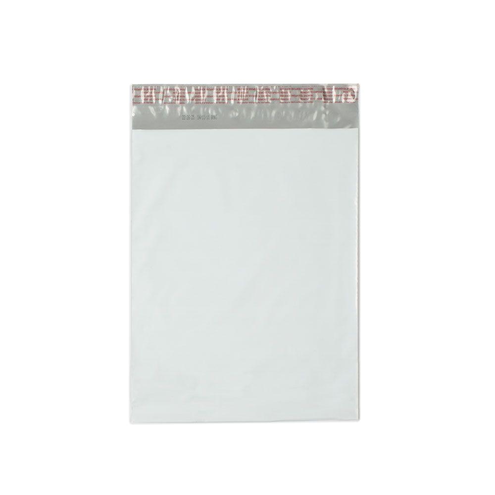 pratt retail specialties 10 in x 13 in white silver flat poly mailers