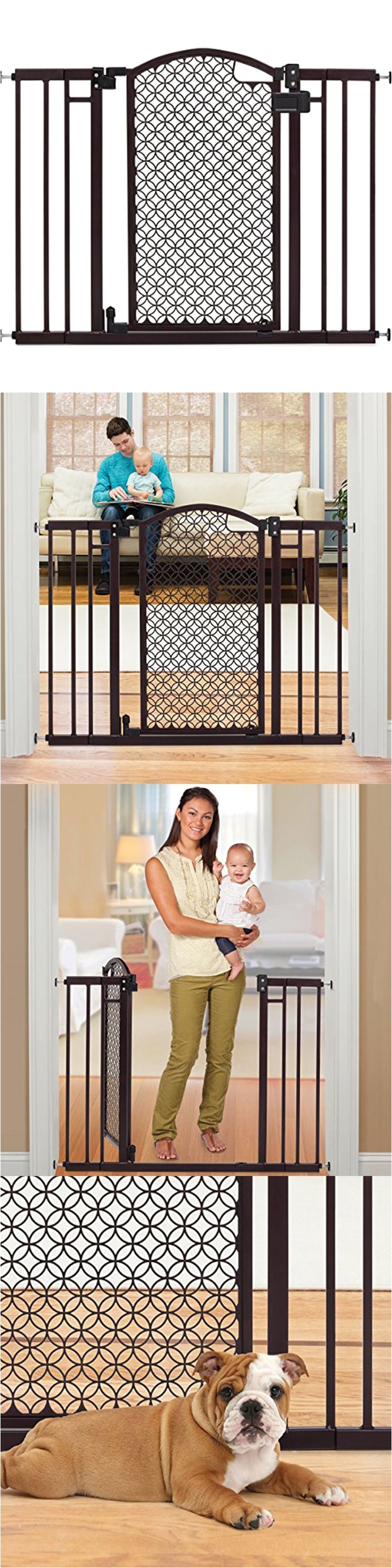 safety gates 117029 safety gate walk through extra wide baby child pet easy close fence