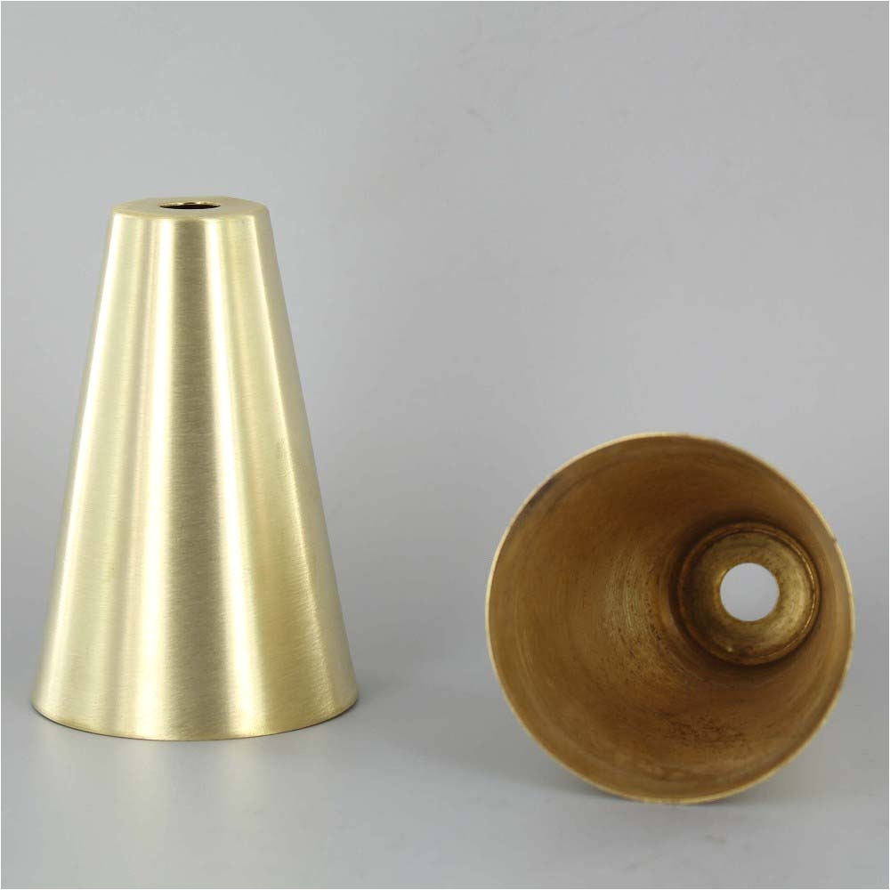 unfinished brass cone cup