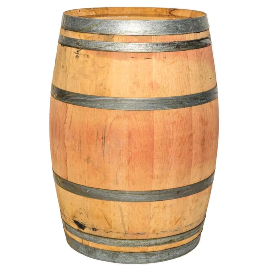 real wood products 59 gallon natural wood rain barrel with