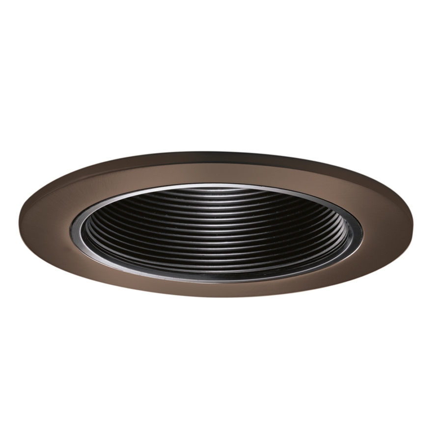 halo tuscan bronze baffle recessed light trim fits housing diameter 4 in