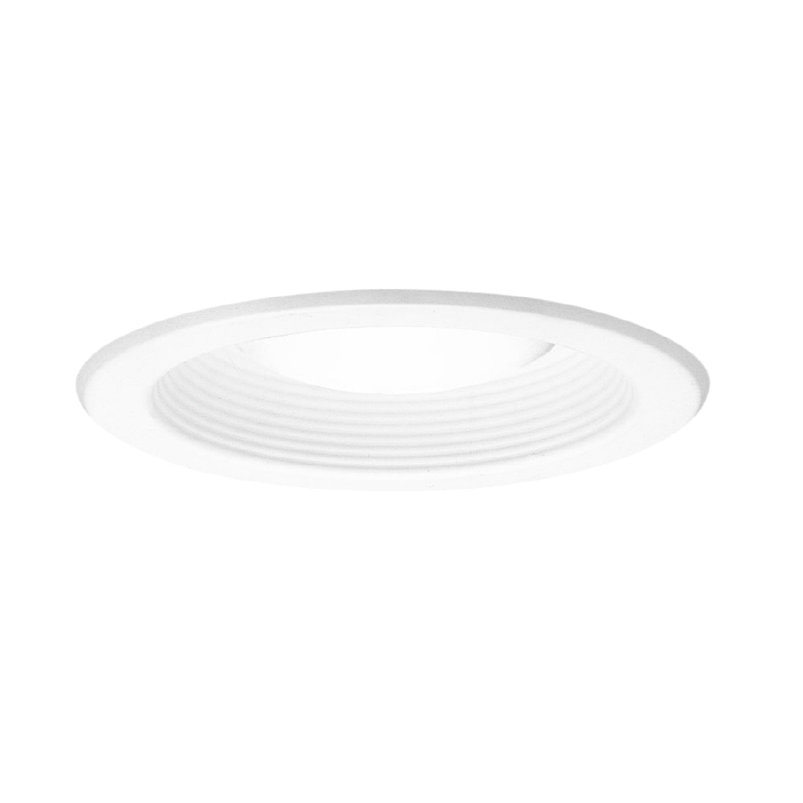 halo white open recessed light trim fits housing diameter 5 in