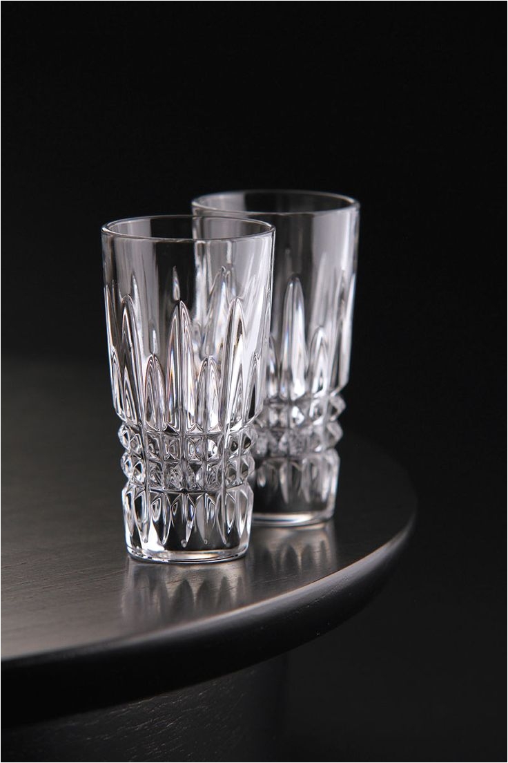 waterford crystal lismore diamond vodka shot crystal glasses set of four