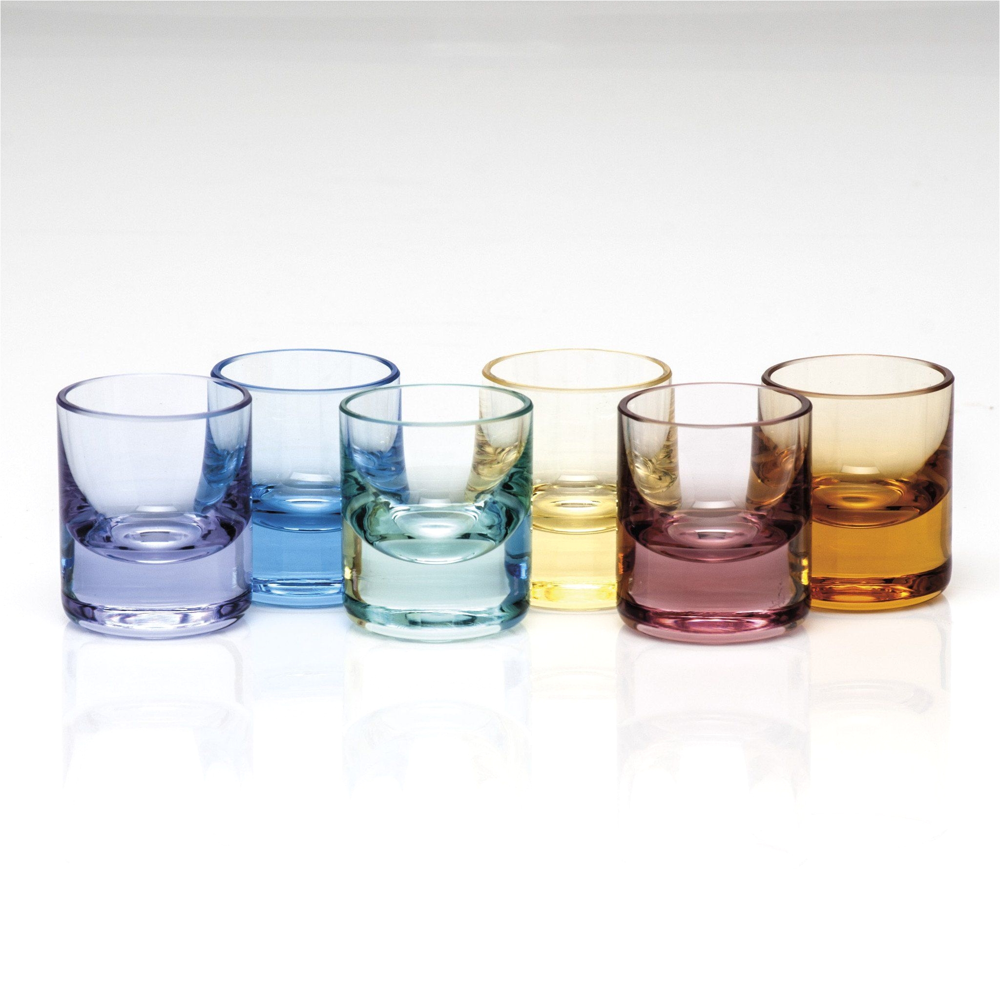 Decorative Shot Glasses Set Of 6 Mini Whisky Shot Glasses Design by Moser Home Accessories