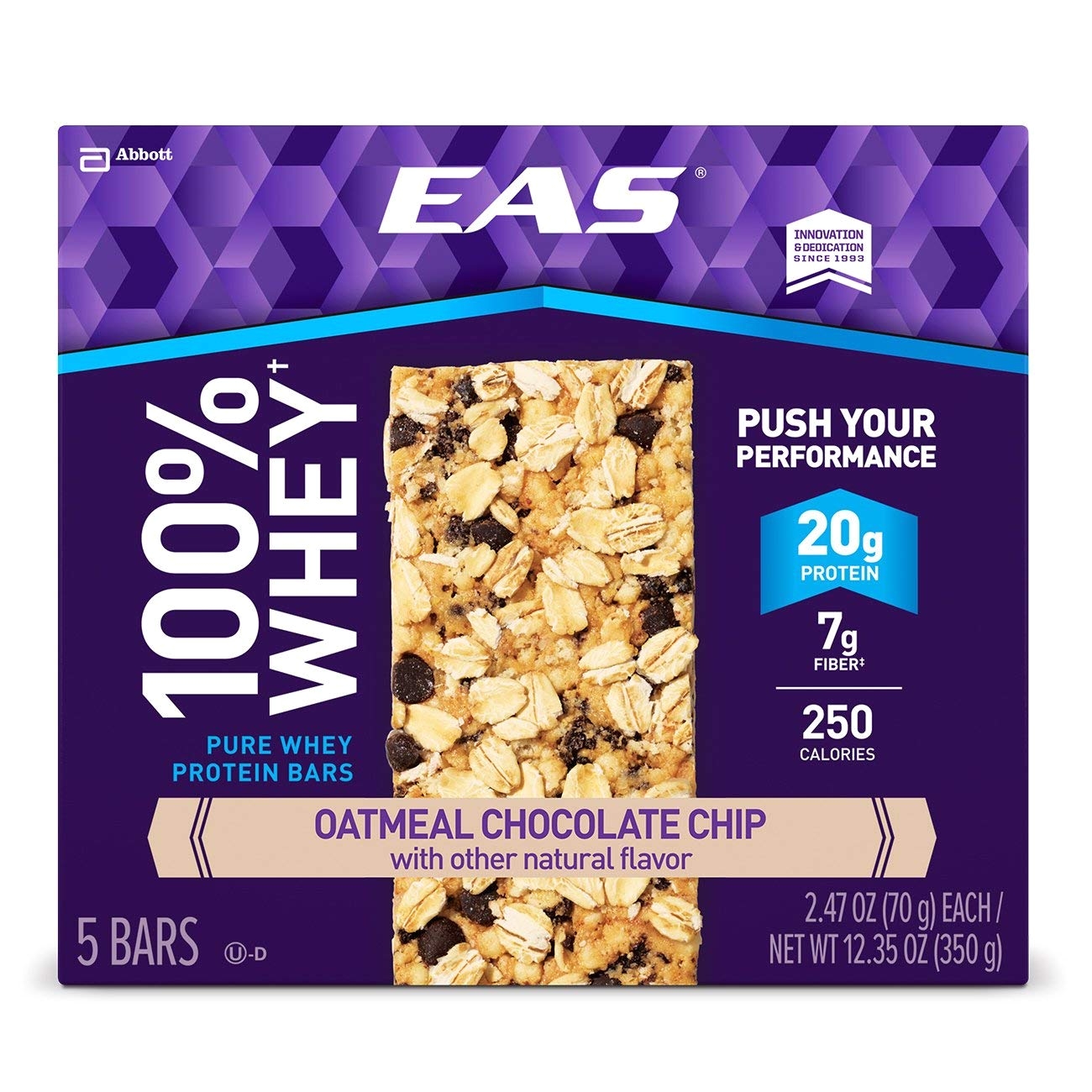 Decorative soap Bars Bulk Amazon Com Eas 100 Whey Protein Bar Oatmeal Chocolate Chip 5