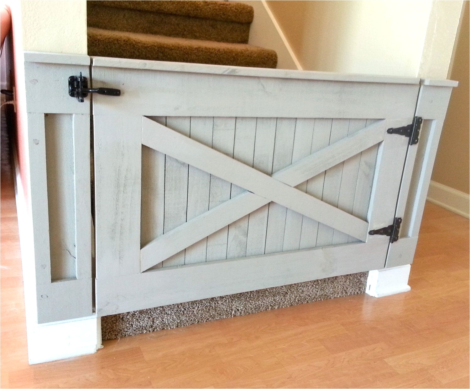 dog or baby gate barn door style by loninedesigns on etsy