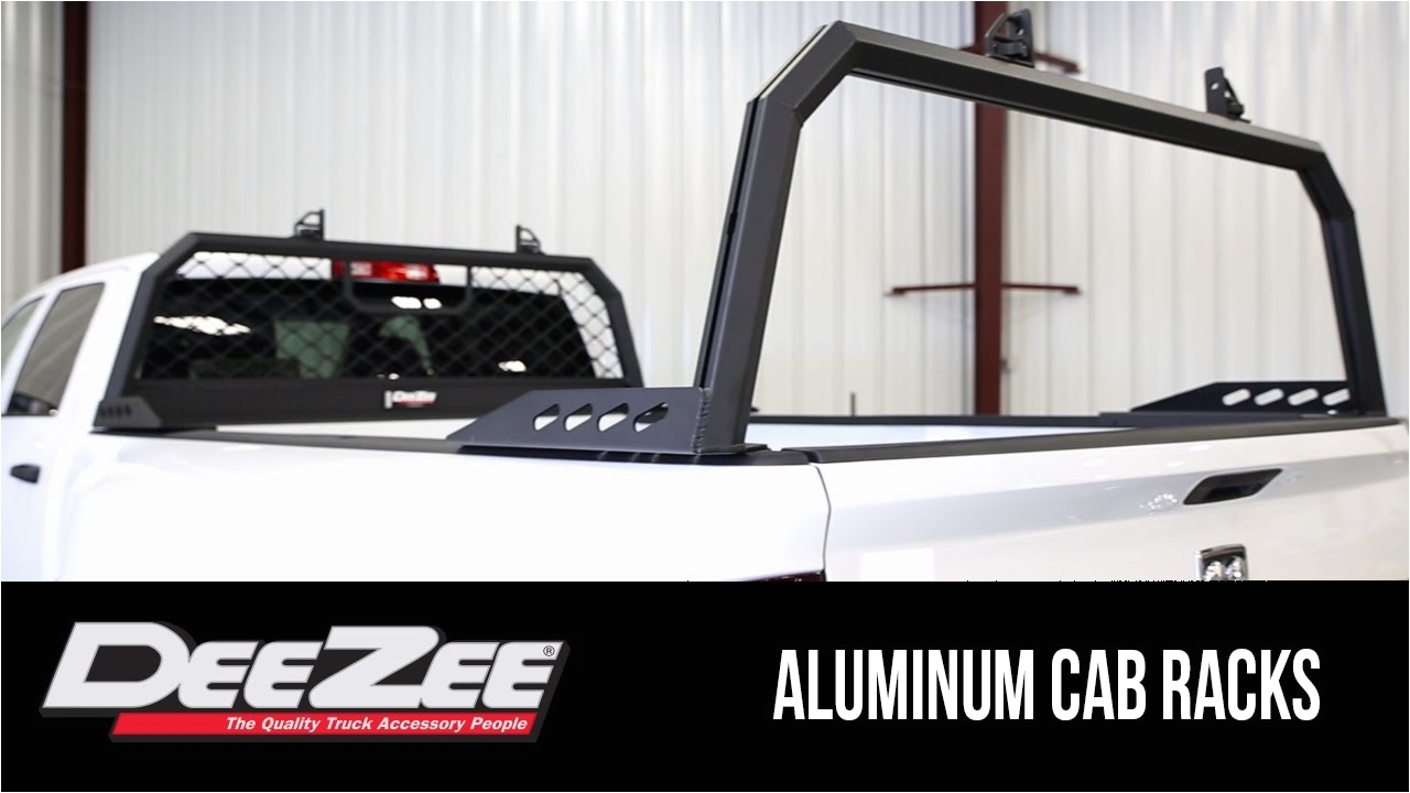 in the garagea with total truck centersa dee zee aluminum cab racks