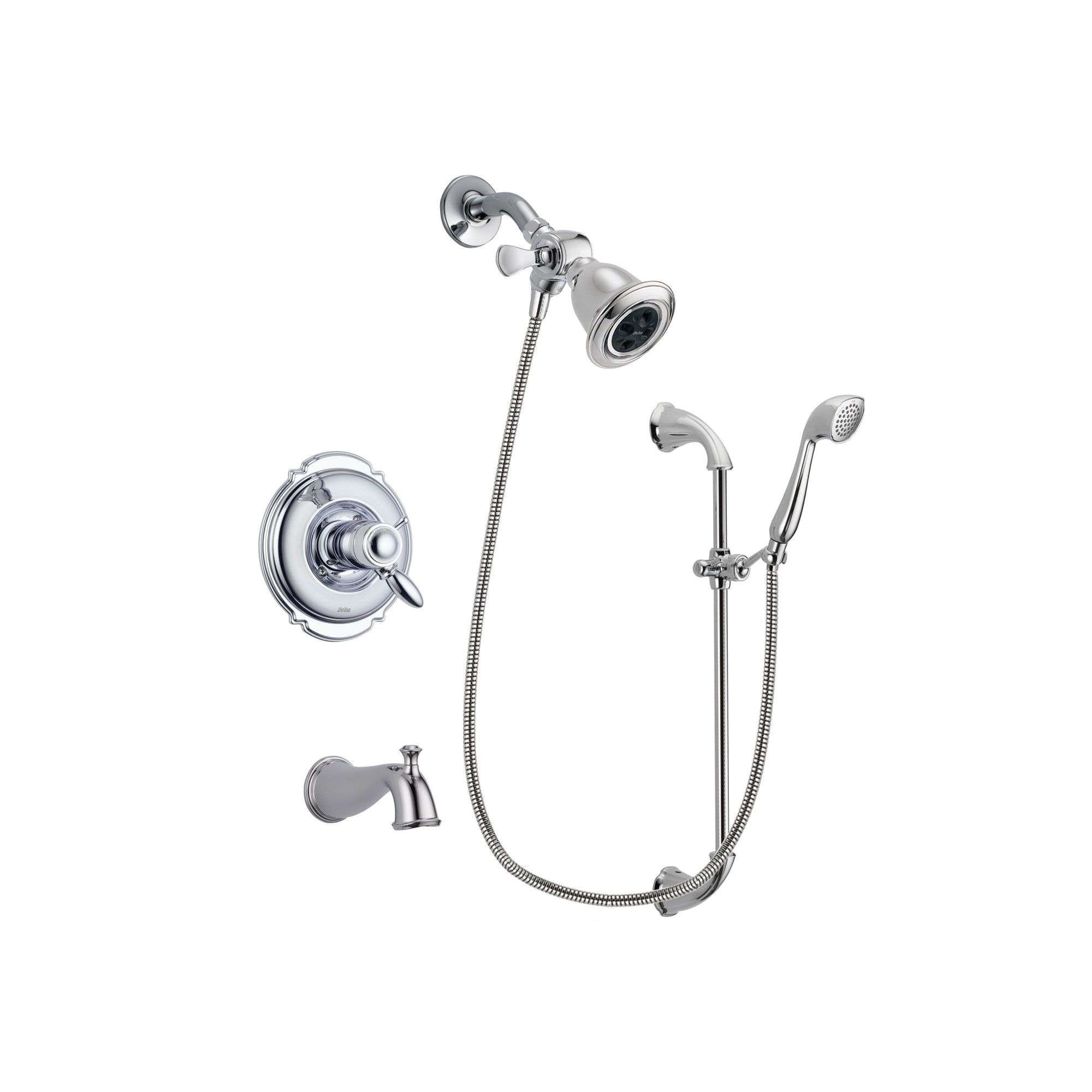 shower head panel elegant delta victorian chrome finish thermostatic tub and shower faucet