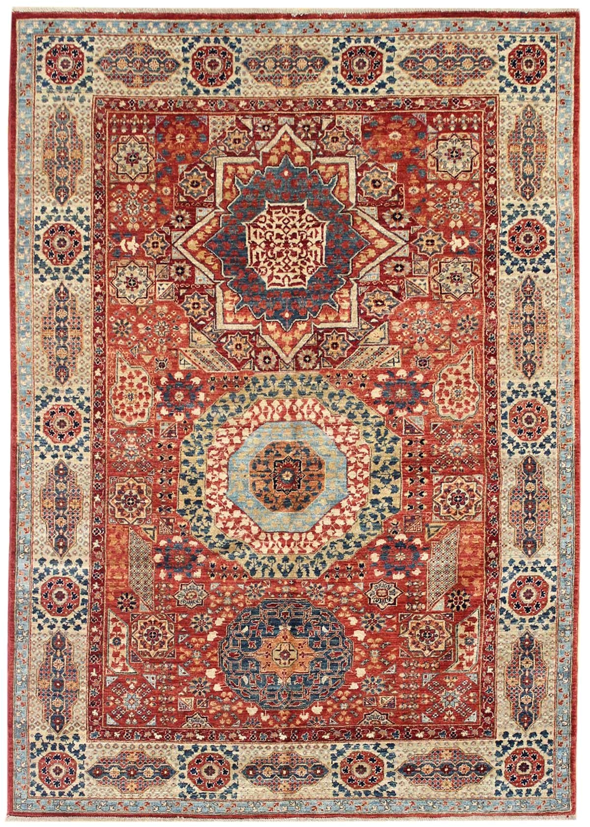 geometric oriental rugs gallery mamluk design rug hand knotted in afghanistan size