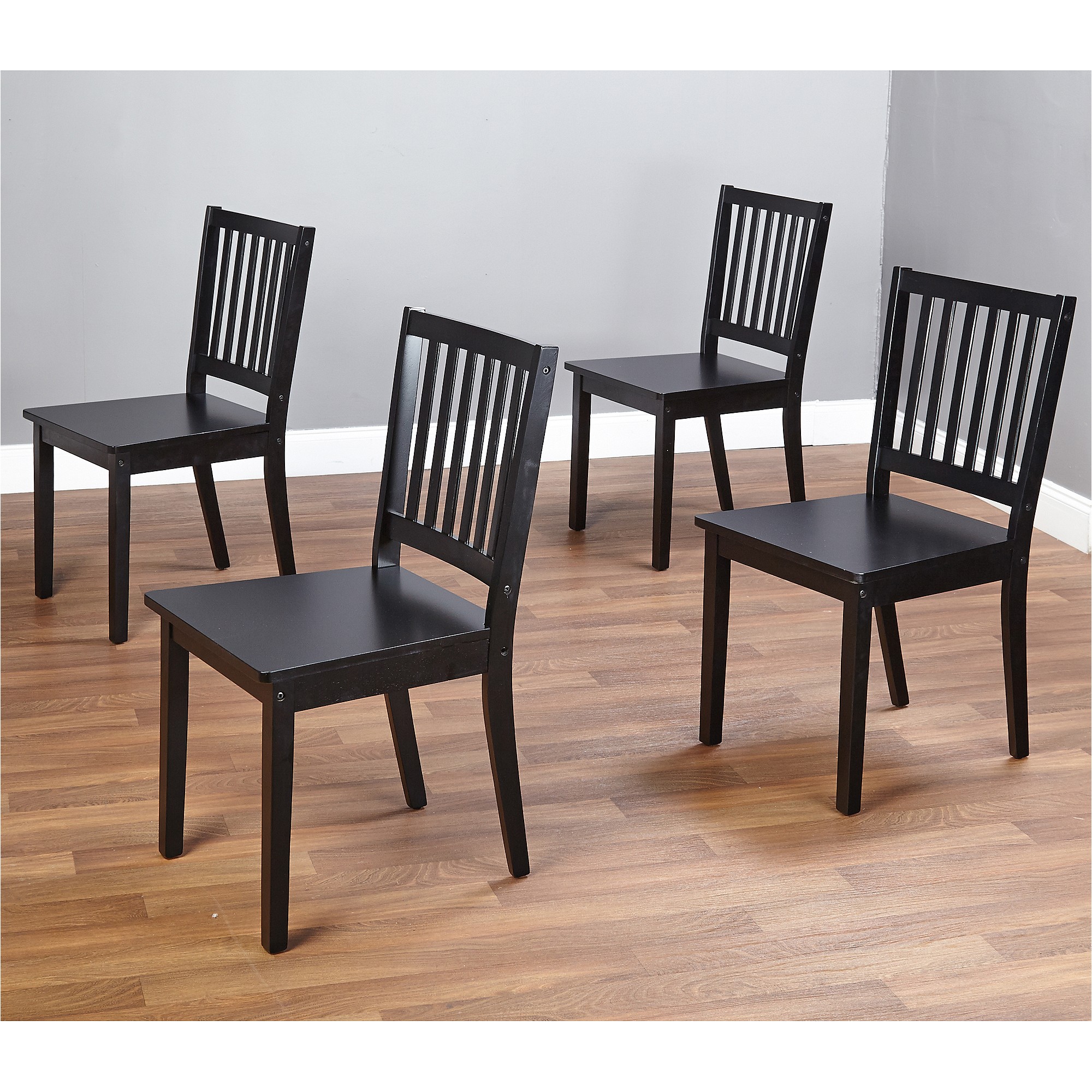 Dining Chairs Set Of 4 Shaker Dining Chairs Set Of 4 Espresso Walmart Com