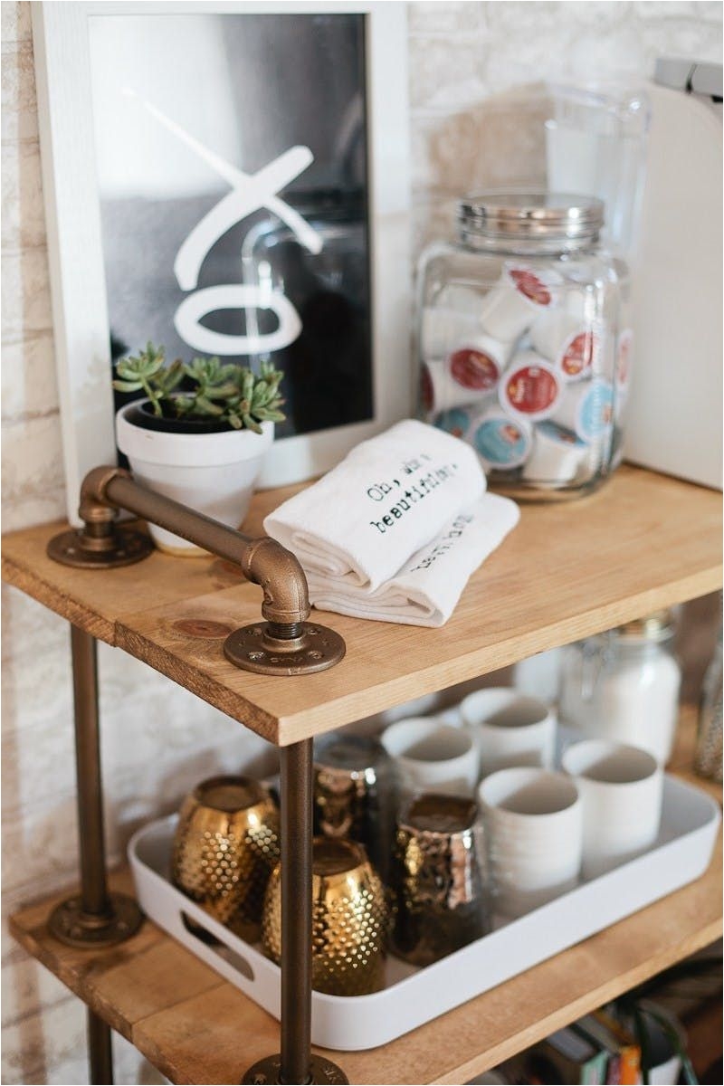 the coffee cart is the new bar cart diy coffee carts and stations