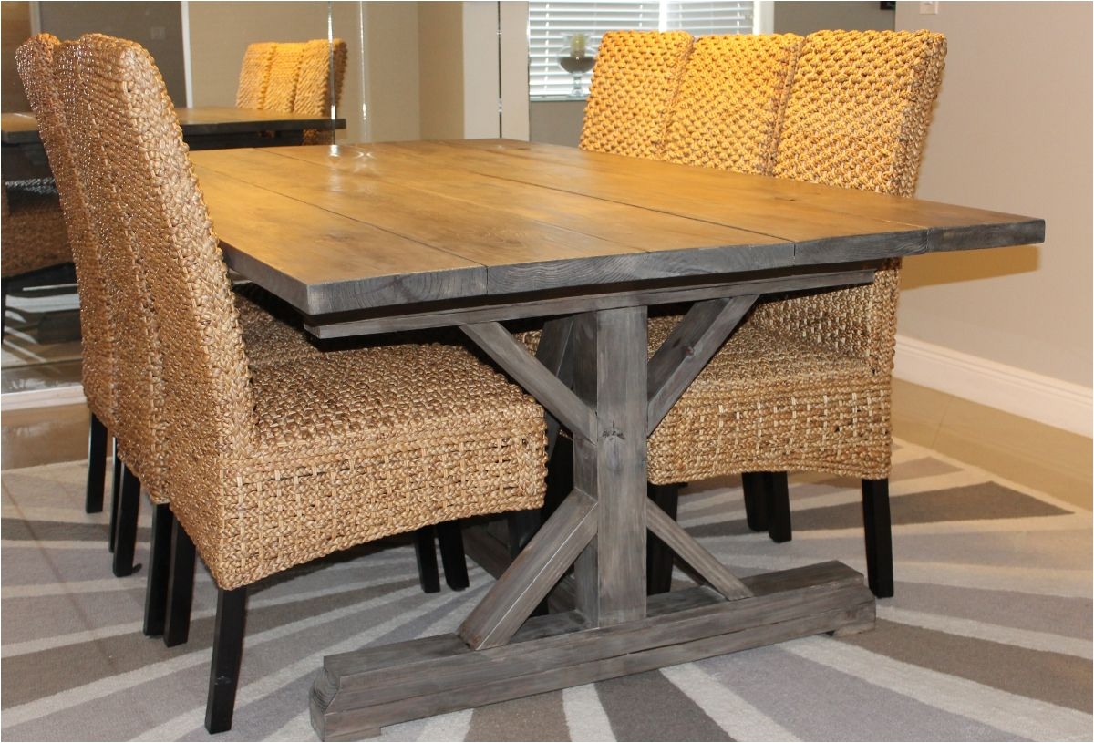 Diy Farmhouse Chair Plans Weathered Gray Fancy X Farmhouse Table with Extensions Do It