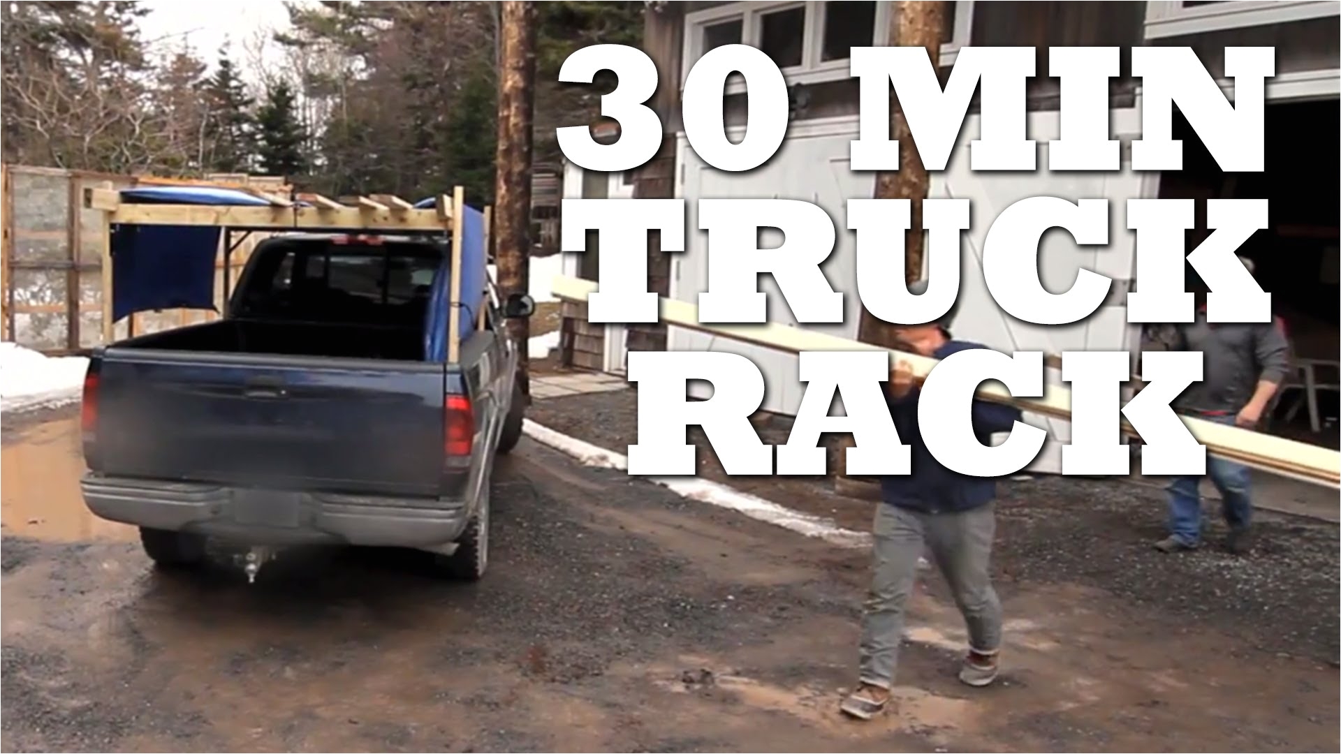 how to make a truck rack in 30 minutes or less youtube
