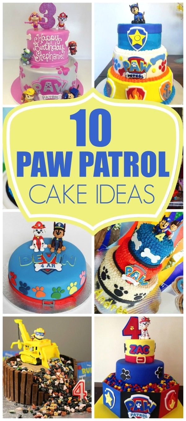 10 perfect paw patrol birthday cakes pretty my party