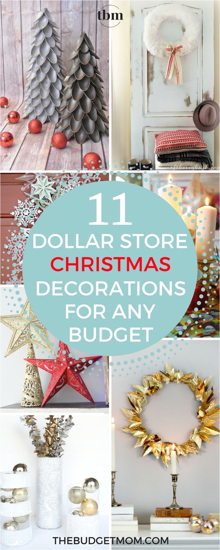 i absolutely love all of these dollar store christmas ideas the gold wreath is my absolute favorite i have a very small christmas budget this year and