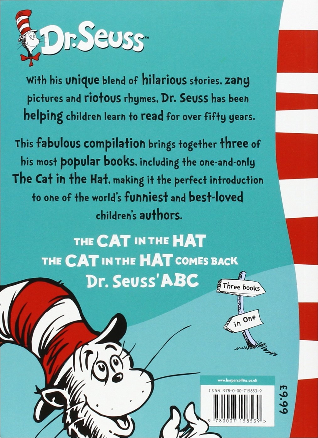 the best of dr seuss the cat in the hat the cat in the hat comes back dr seuss s abc amazon co uk dr seuss 0884773013708 books