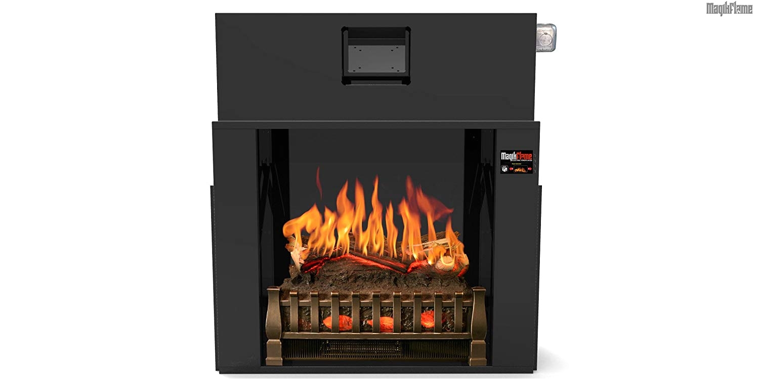 amazon com most realistic electric fireplace insert on amazon 21 flames sampled from real fires w sound 3d holographic flames for lifelike appearance