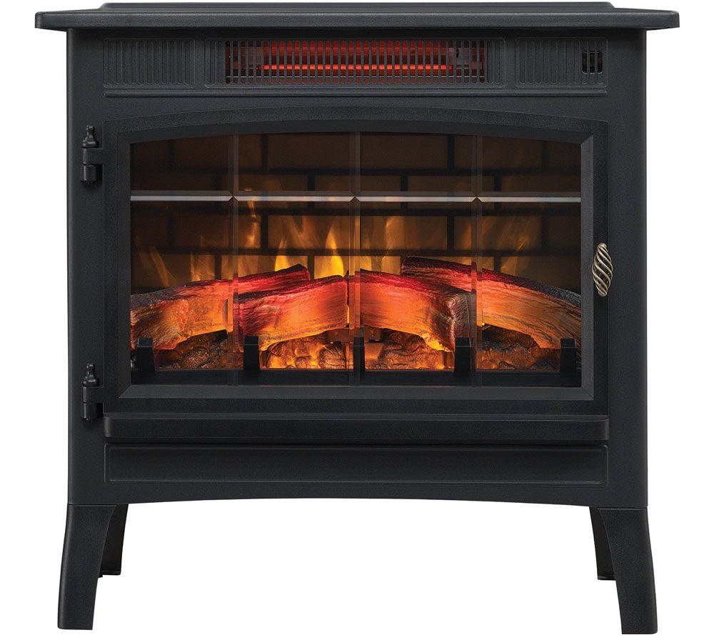 duraflame infrared quartz stove heater with 3d flame effect remote page 1 qvc com