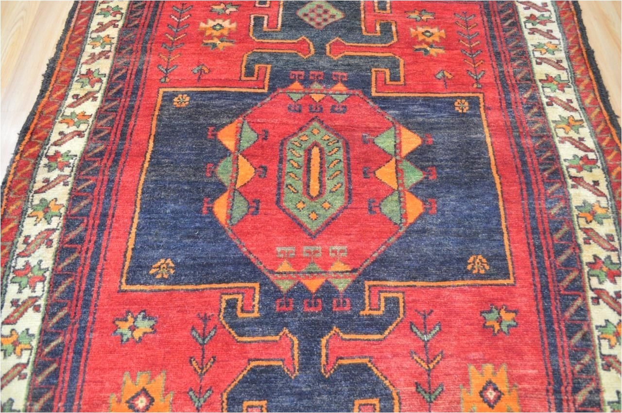 5 2x8 gorgeous colorful genuine persian tribal hand knotted area rug wool carpet