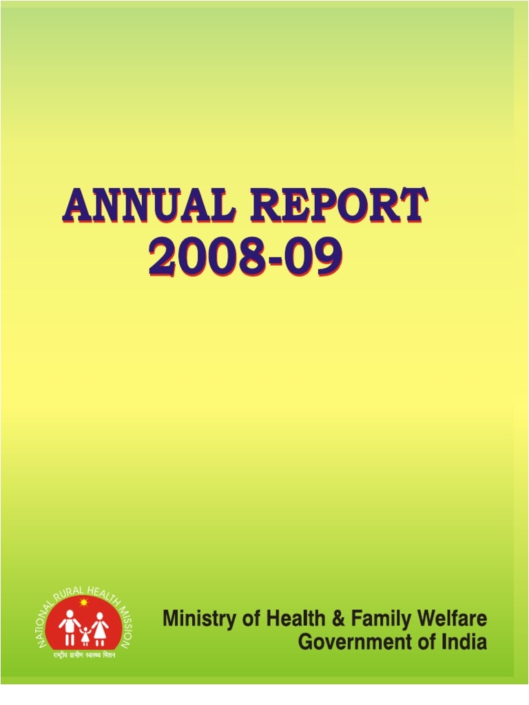 final health ministry annual report 2008 09 preventive healthcare vaccines