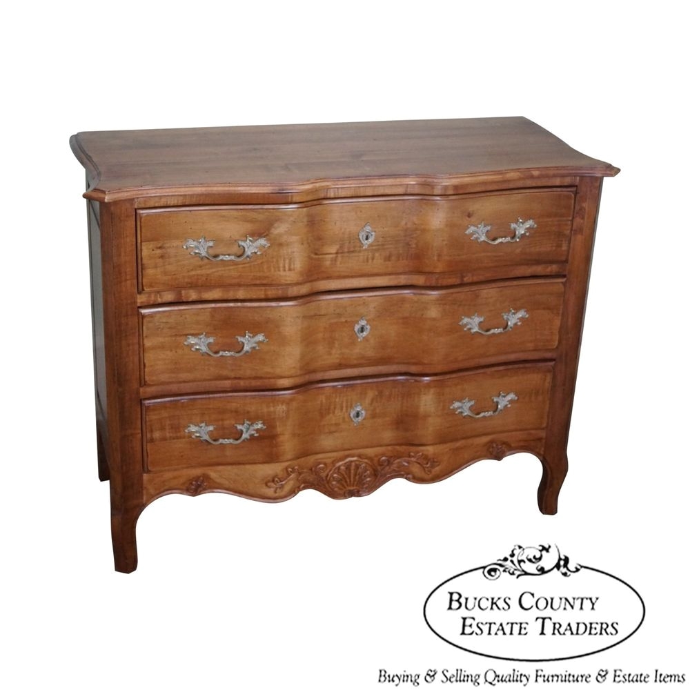 ethan allen french country style 3 drawer maple chest frenchfrenchcountry