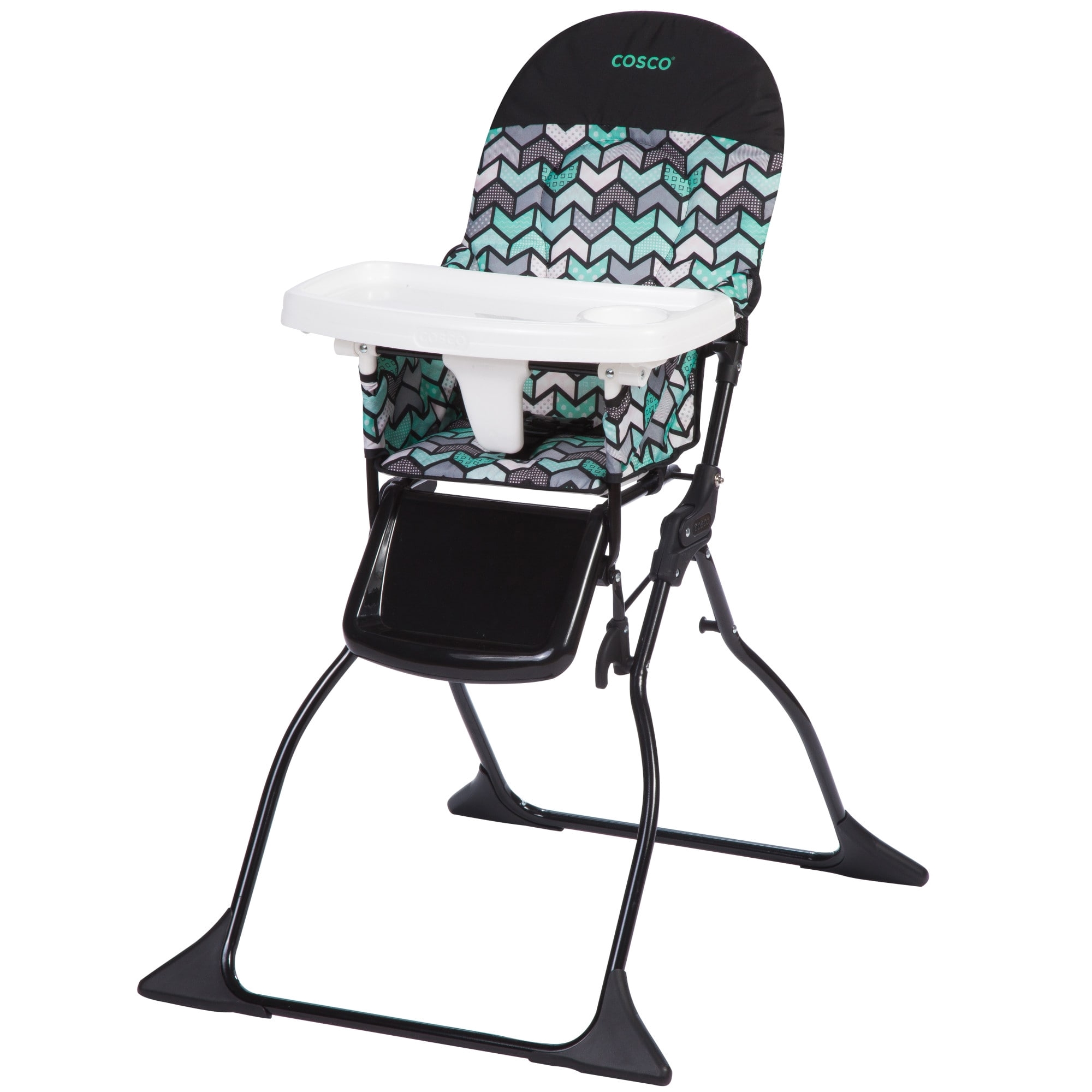 Evenflo Compact Fold High Chair Shop Cosco Simple Fold High Chair In Spritz Free Shipping today