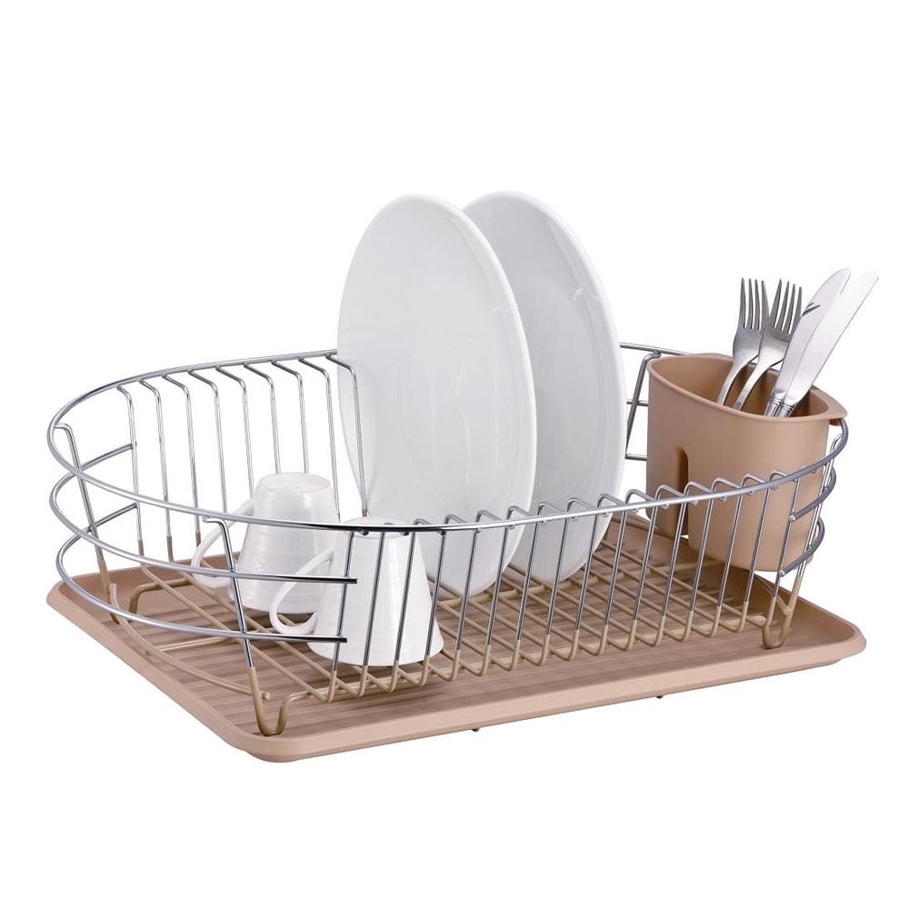 shop extra large metal wire dish rack with drain board on sale free shipping on orders over 45 overstock com 9415414