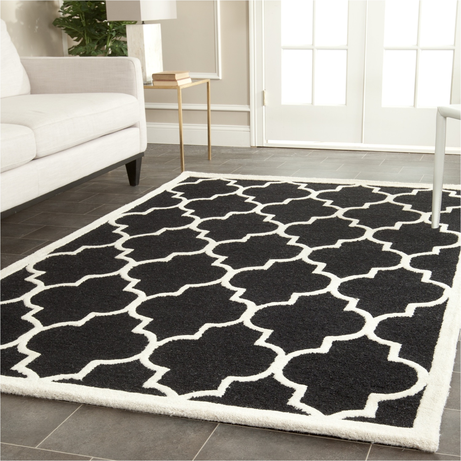 full size of decorations new contemporary persian qum area rug modern black ivory wool floor rugs