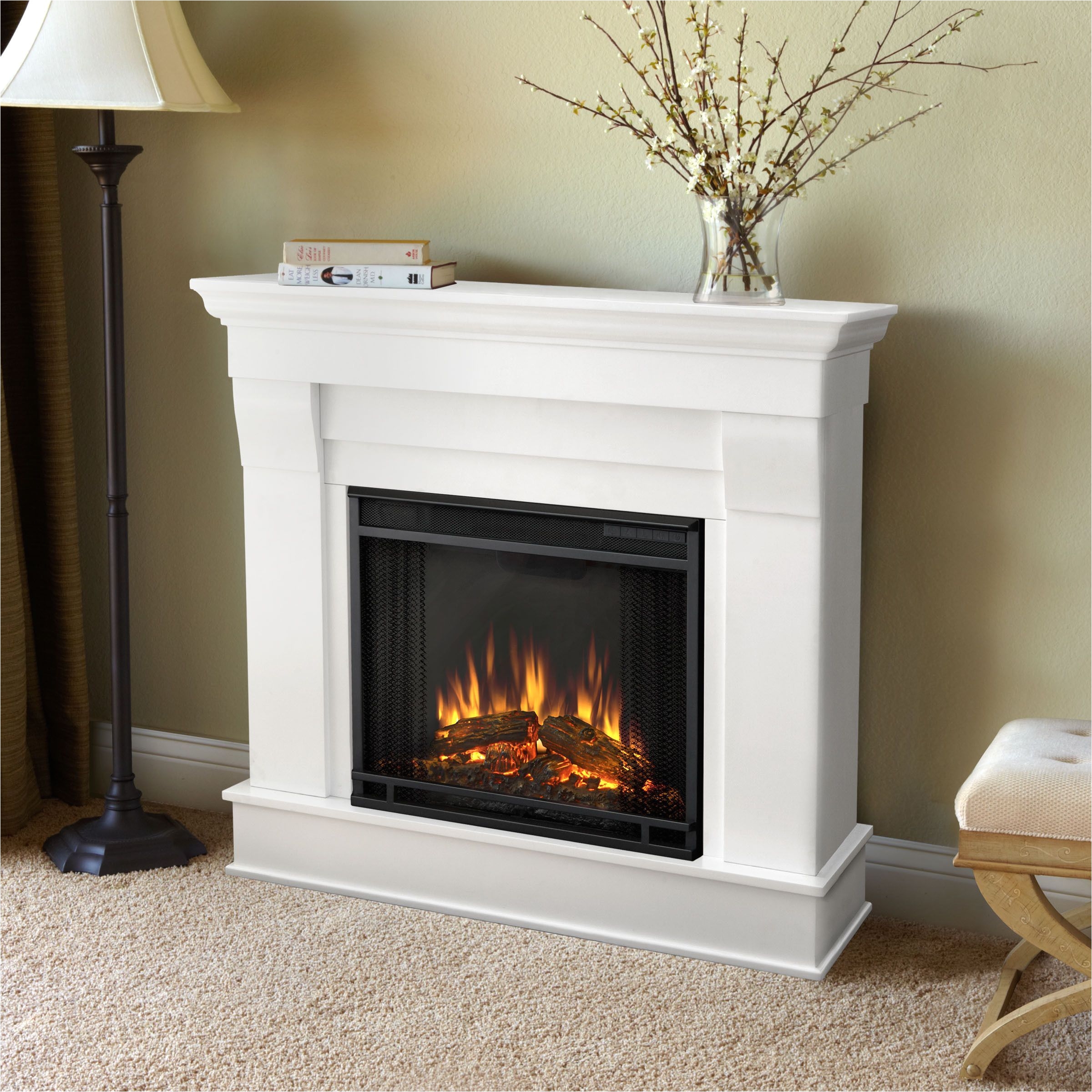 Fake Fire for Fireplace Real Flame Chateau Electric Fireplace Fireplaces and Surrounds