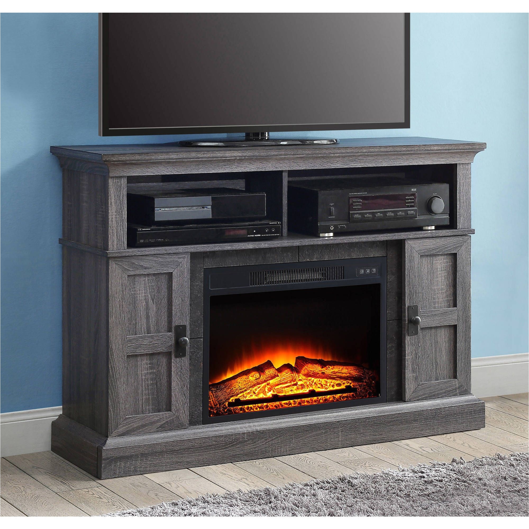 our fireplace tv stand 3