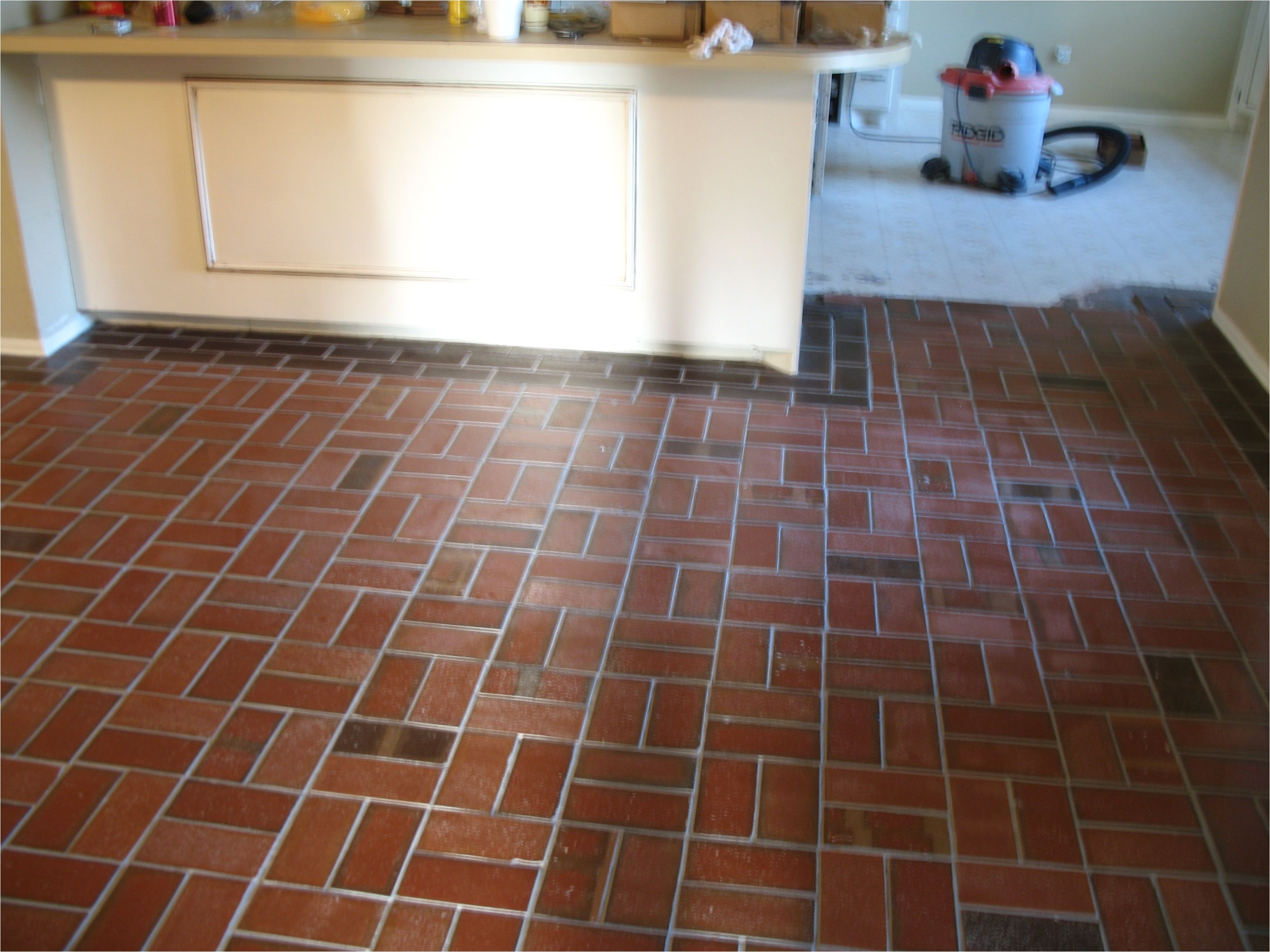 thin clay brick tiles for flooring supplied by metro brick stone dallas texas