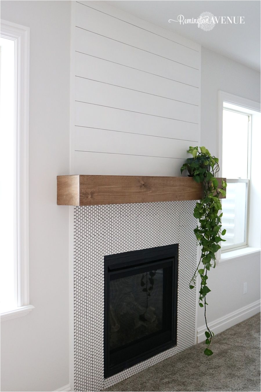 i love how clean and fresh floating mantels like this look we sell hardware so you can create your own unique floating mantel check us out on our website
