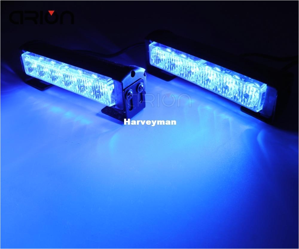 Firefighter Interior Light Bars 12 Led Strobe Light Car Warning Flashlight Led Light Bar Emergency